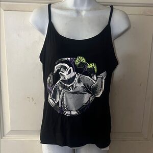 Oogie boogie Black Graphic Women's tank Top M